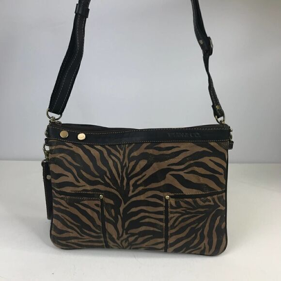 Vaan Leather Tiger Remnants Xbody NWT - Picture 1 of 8